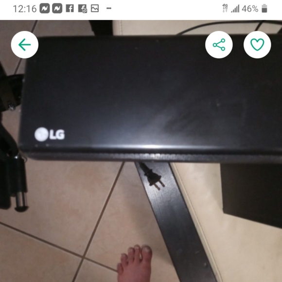 LG Soundbar Subwoofer with remote - Picture 3 of 6